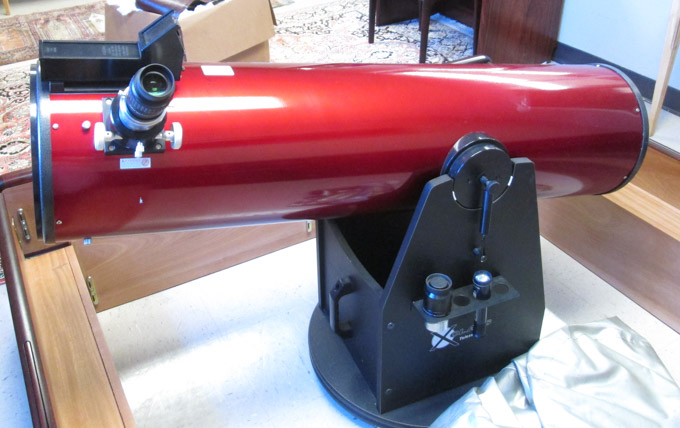 Appraisal: X-CLASS DOBSONIAN TELESCOPE red finish L Orion Stratus mm -degree