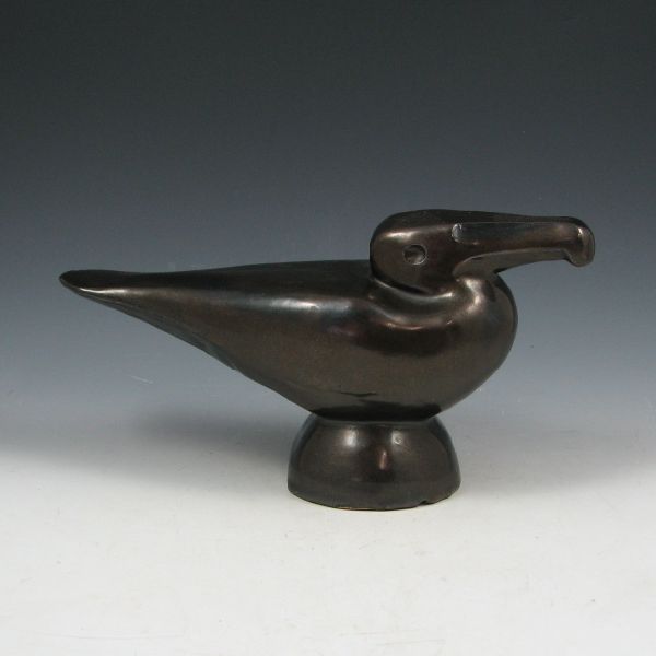 Appraisal: Shearwater Anderson-designed sea gull figure in nice bronze glaze Unmarked