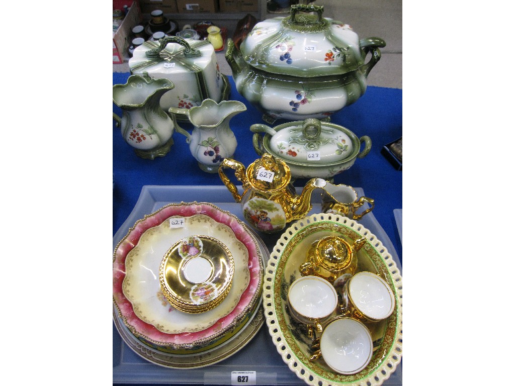 Appraisal: Lot comprising tray lot of assorted ceramics and a Blakeney