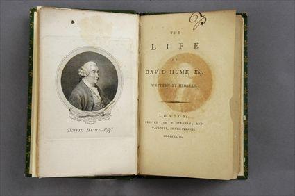 Appraisal: HUME DAVID THE LIFE OF DAVID HUME LONDON st separate