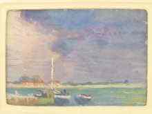 Appraisal: Arthur James Collister British A watercolour with bodycolour ''Bosham Sussex''