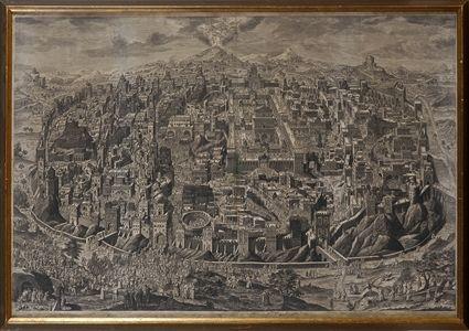 Appraisal: HERTZ JOHANN DANIEL THE ELDER VIEW OF JERUSALEM AUGUSTUS VINDEL