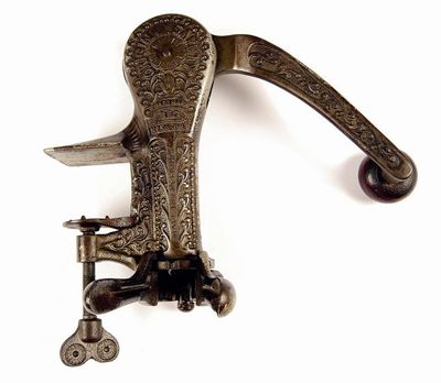 Appraisal: A cast iron Original Safety bar corkscrew Gaskell