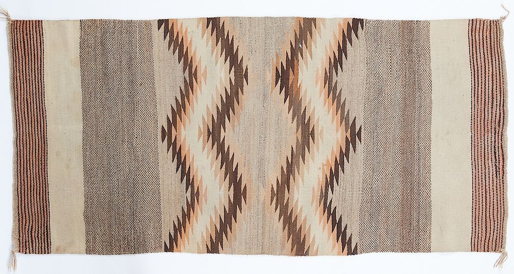 Appraisal: Group of Navajo Weavings Group of five Navajo weaving in