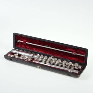 Appraisal: George W Haynes sterling silver D flat piccolo Circa serial