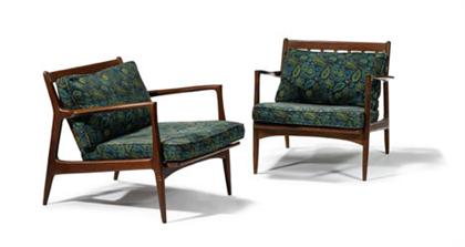 Appraisal: AFTER FINN JUHL danish - Pair of armchairs Circa s