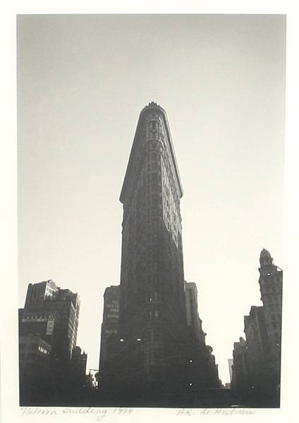 Appraisal: Prints Posters and Photographs Flatiron Building Gelatin silver print signed