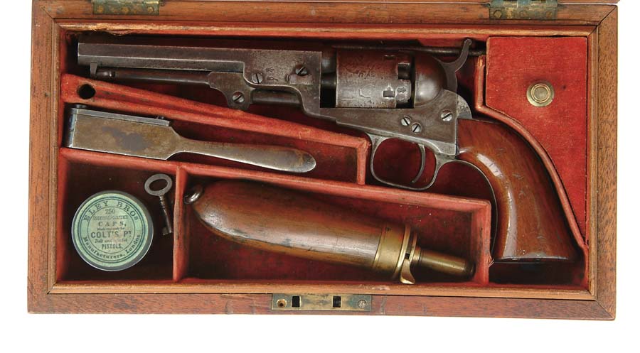 Appraisal: SCARCE CASED COLT MODEL LONDON POCKET REVOLVER Cal SN Usual