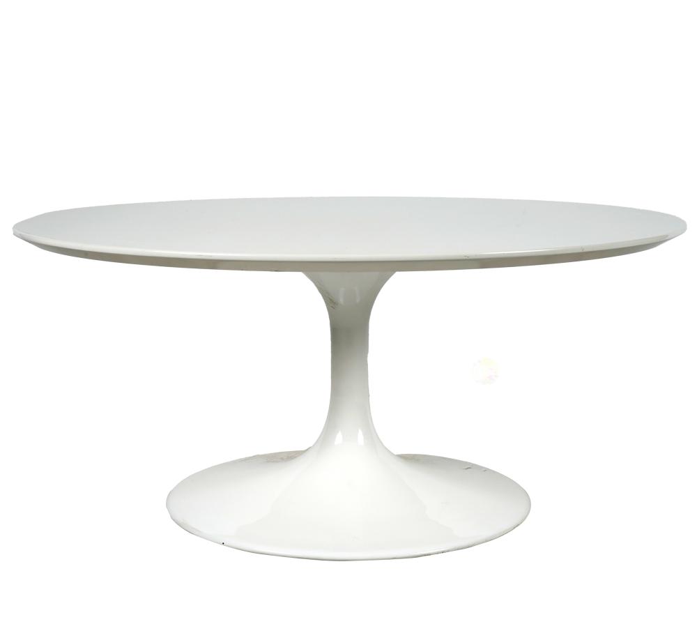 Appraisal: MODERNIST TULIP -STYLE COFFEE TABLEafter Eero Saarinen unsigned with round