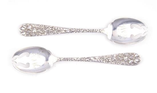 Appraisal: Stieff Rose pattern sterling terrapin forks circa bowl engraved with