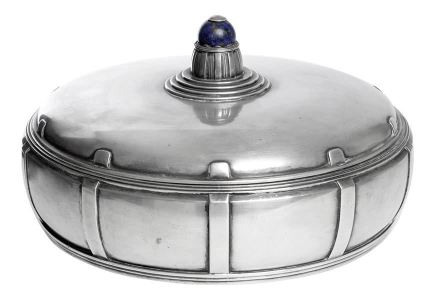 Appraisal: JEAN EMILE PUIFORCAT - LARGE FRENCH SILVER BOX PARIS CIRCA