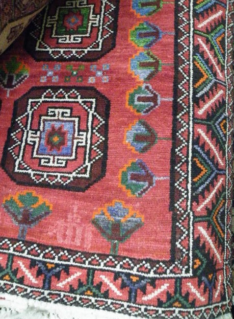 Appraisal: PERSIAN TURKOMAN CARPET ' x '