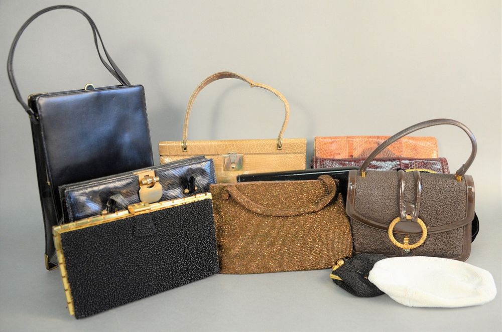 Appraisal: Group of twelve vintage purses to include Finesse handbag Rosenfeld