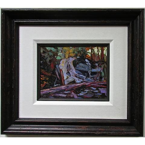 Appraisal: GARTH ARMSTRONG CANADIAN - ALGONQUIN WATERFALL OIL ON BOARD SIGNED