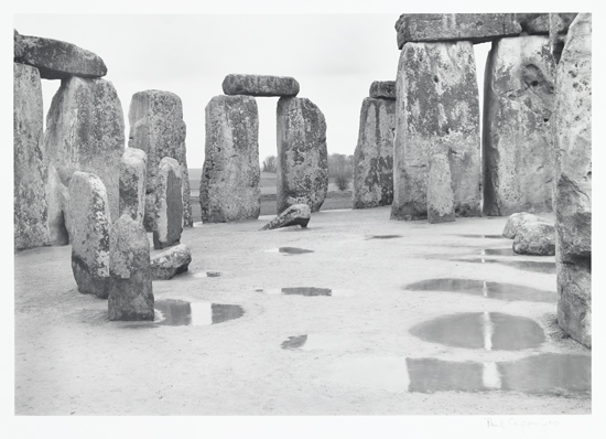 Appraisal: CAPONIGRO PAUL - Within Circle Looking East Stonehenge Silver print