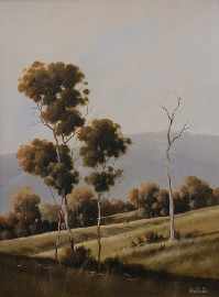 Appraisal: Michael Taylor born One Autumn Morning oil on board signed