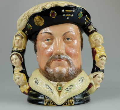 Appraisal: Royal Doulton large two handled character jug King Henry VIII