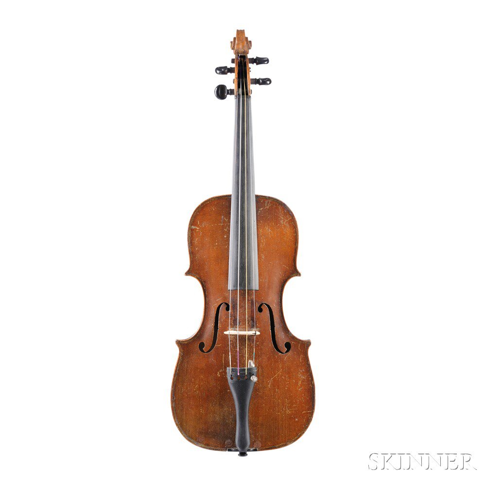 Appraisal: German Violin Hopf branded below the back button and internally