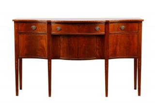 Appraisal: Marboro Manor Mahogany Federal Style Sideboard Marlboro Manor by Sacks