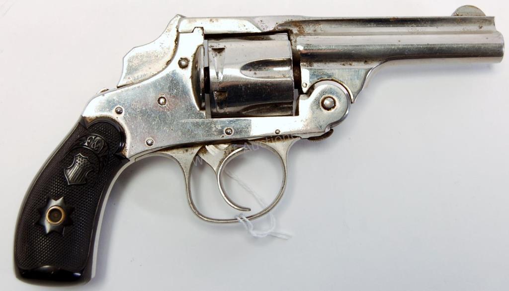 Appraisal: Forehand Arms Tip Up Revolver-Nickel barrel with ejectors Chambered in