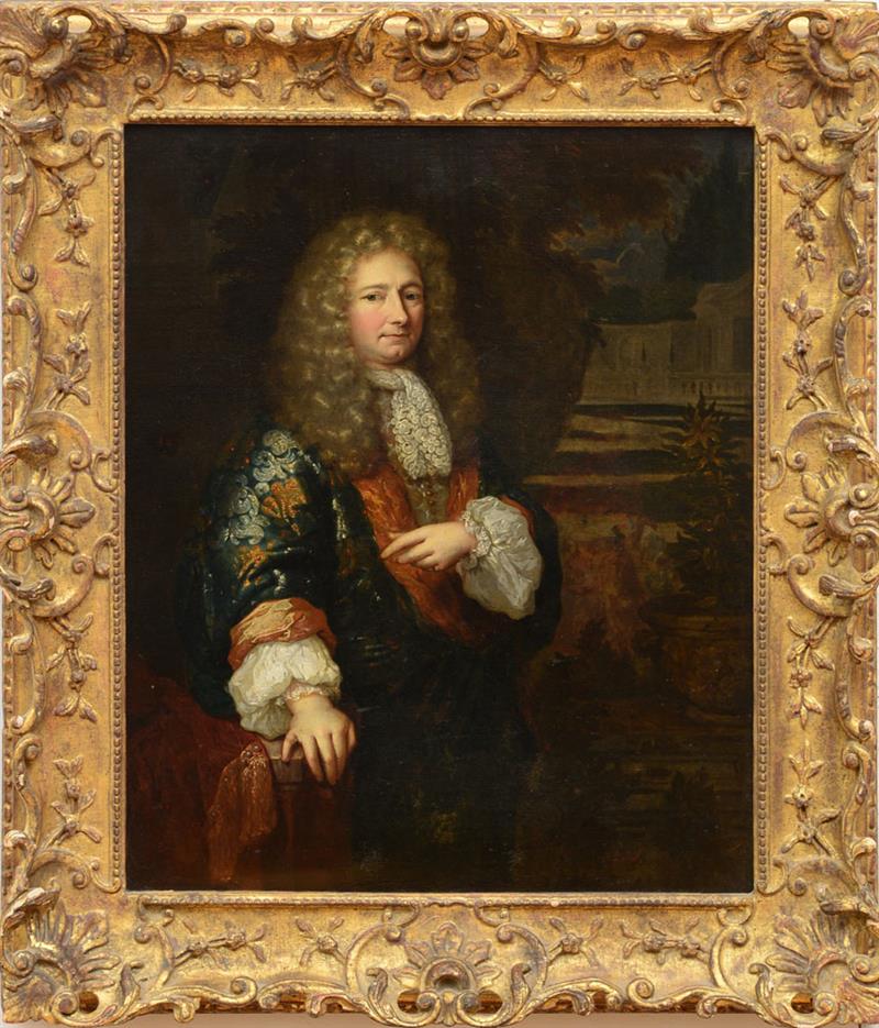 Appraisal: ATTRIBUTED TO CONSTANTIN NETSCHER c - c PORTRAIT OF A