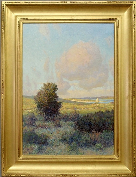 Appraisal: - Duffy William P American b oil on masonite landscape