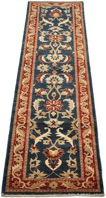 Appraisal: A Mahal Pashawar Runner Approx '- x '- Low wool