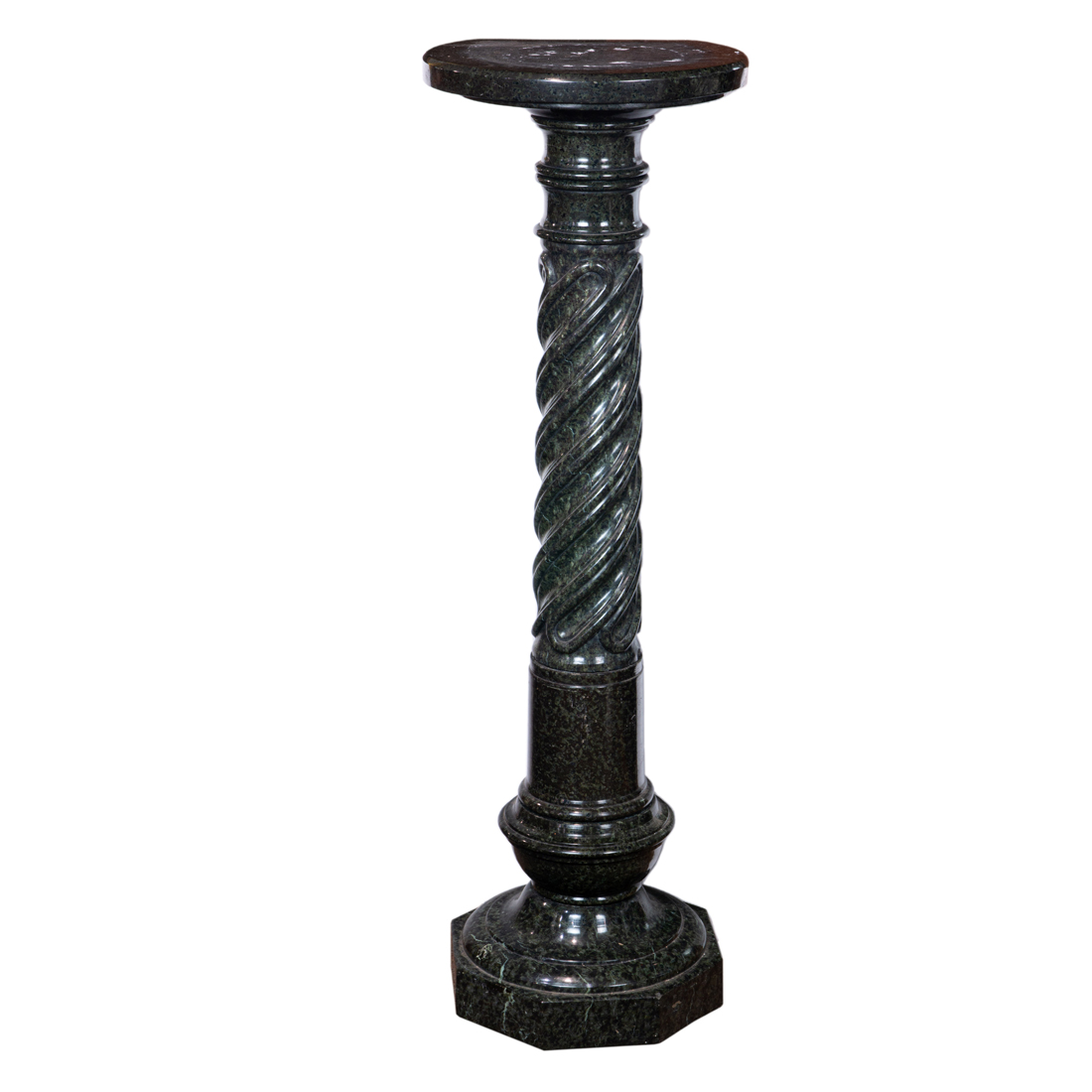 Appraisal: A NEOCLASSICAL STYLE SERPENTINE PEDESTAL A Neoclassical style serpentine pedestal