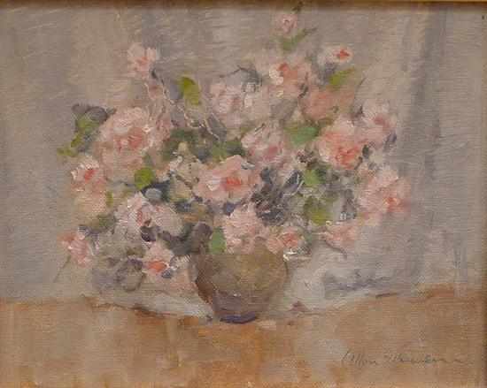 Appraisal: ALLAN HANSEN CECIL BRUNNER ROSES OIL ON CANVASBOARD