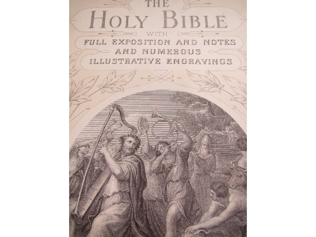 Appraisal: Large family bible