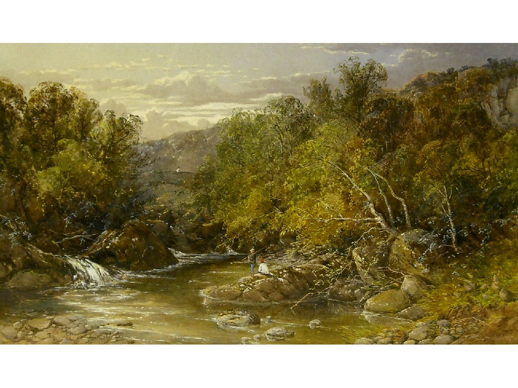 Appraisal: By Rosa Muller fl - - river landscape with two