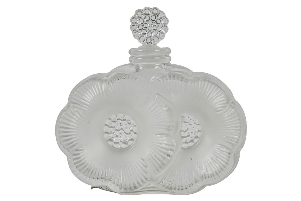 Appraisal: LALIQUE PERFUME BOTTLEsigned 'Lalique France' to underside Condition retaining Lalique