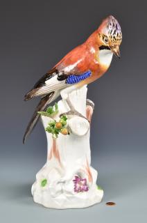 Appraisal: Meissen Bird on Branch Figure Meissen porcelain bird on branch