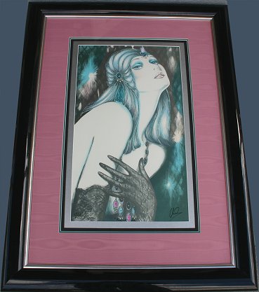 Appraisal: MARY VICKERS FIRE AND ICE SERIGRAPH Signed titled and numbered