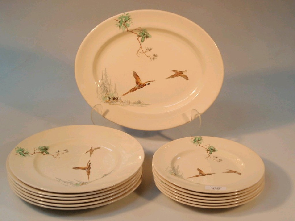 Appraisal: A Royal Doulton The Coppice pattern part dinner service comprising