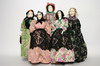 Appraisal: DOLLS - Lot of five Irene Ford china head dolls