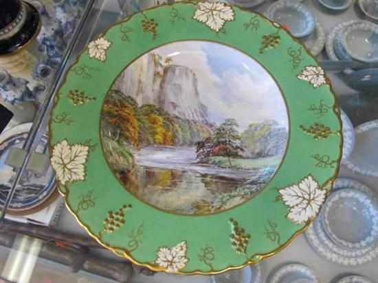 Appraisal: ROYAL CROWN DERBY HAND PAINTED CABINET PLATE SIGNED