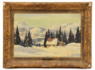 Appraisal: Graham Norwell In the Laurentians Oil on Board Graham Noble