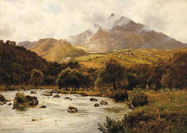 Appraisal: Alfred De Breanski Sr British - Moel Siabod from Capel