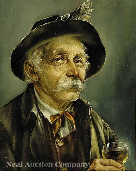 Appraisal: Johann Philipp Eduard G rtner German - An Alpine Gentleman