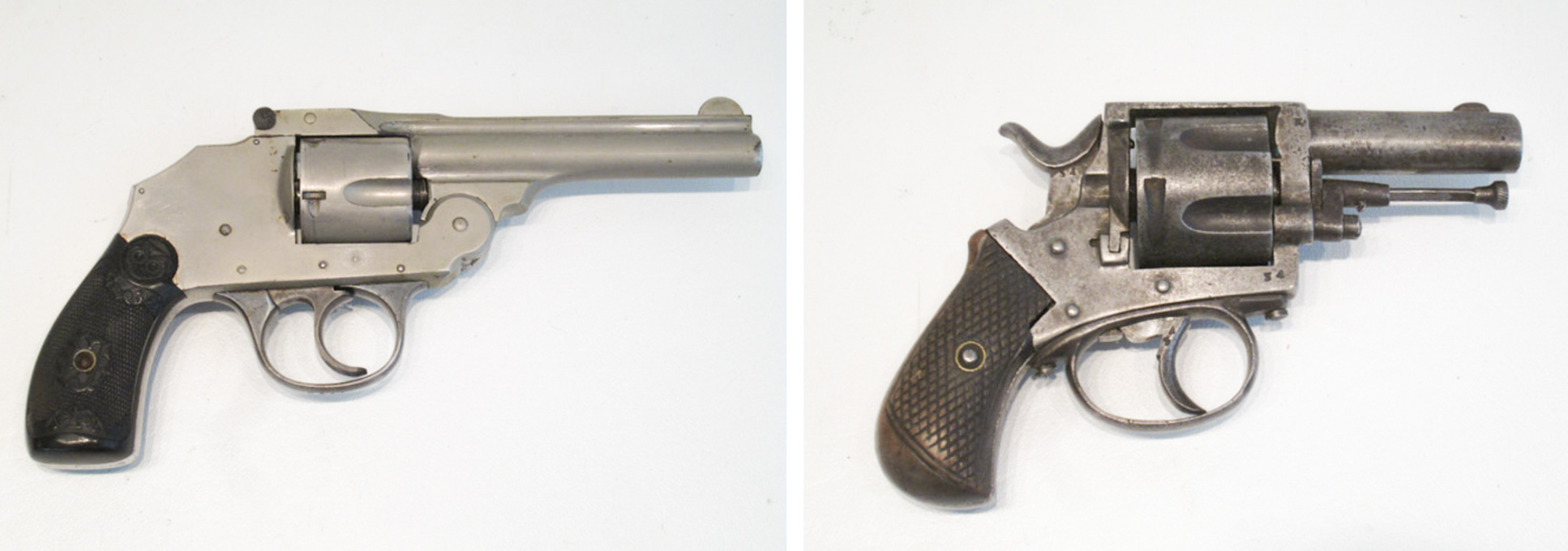 Appraisal: TWO DOUBLE ACTION REVOLVERS the first a Iver Johnson safety