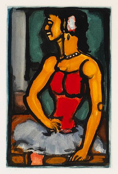 Appraisal: Georges Rouault French - Jongleur Douce Am re from Cirque