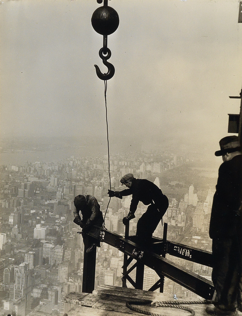 Appraisal: LEWIS W HINE - High up on the Empire State