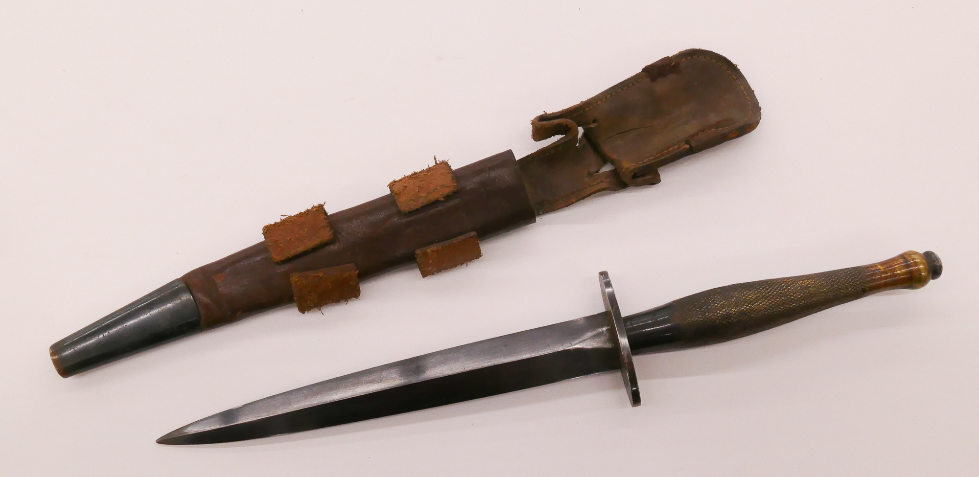 Appraisal: WWI British Dagger with Sheath- Marked B - ''