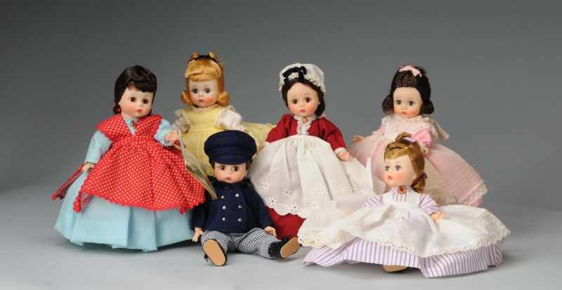 Appraisal: Set of Madame Alexander Little Women Dolls Description American Bent-knees