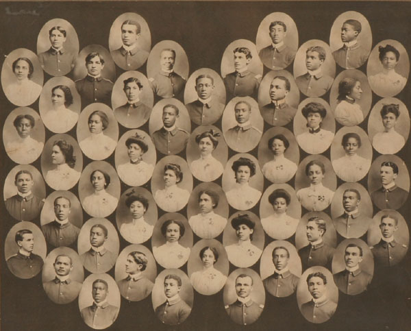 Appraisal: African American college yearbook photo montage s black history higher