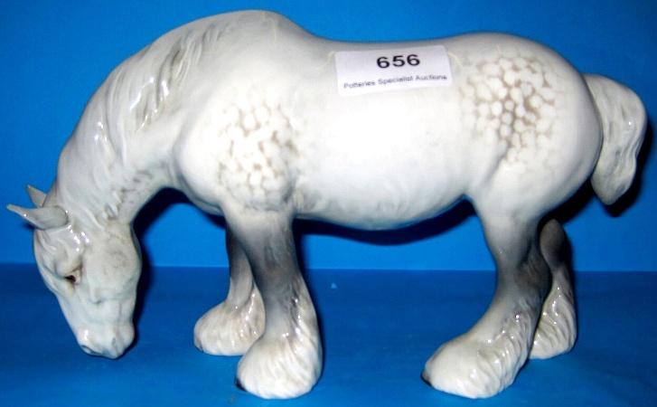 Appraisal: Beswick Rare Grey Grazing Shire