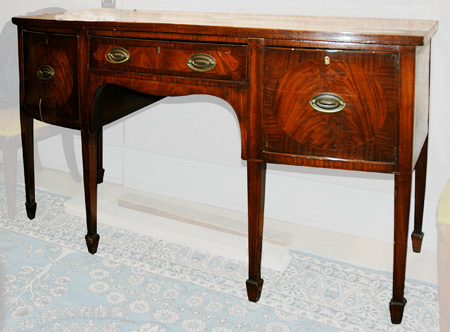 Appraisal: George III Mahogany Sideboard Estimate -