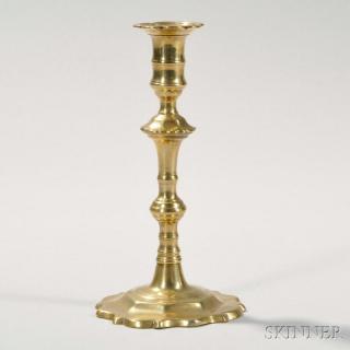 Appraisal: Brass Candlestick probably Birmingham England third quarter th century the