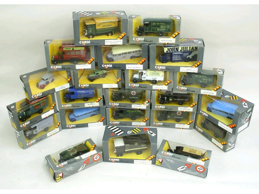 Appraisal: Large quantity of boxed Corgi Classics approx